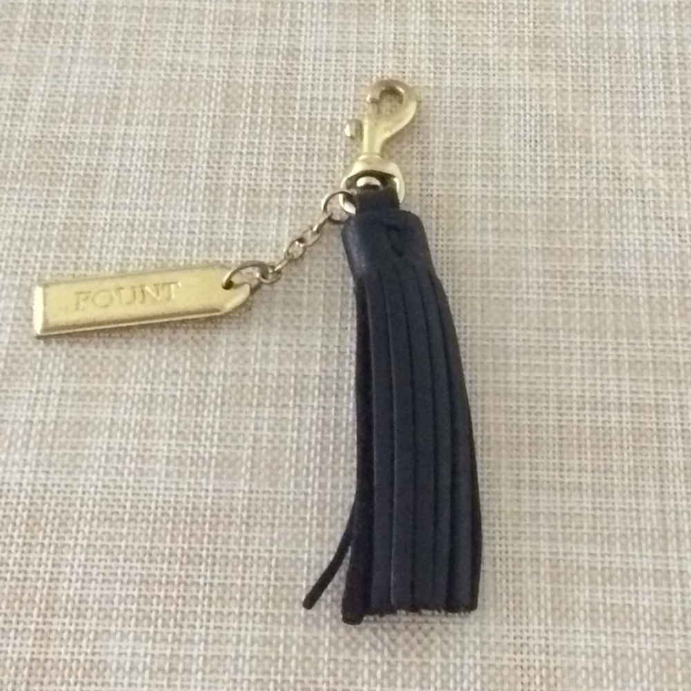 Classic Leather Tassel Charm